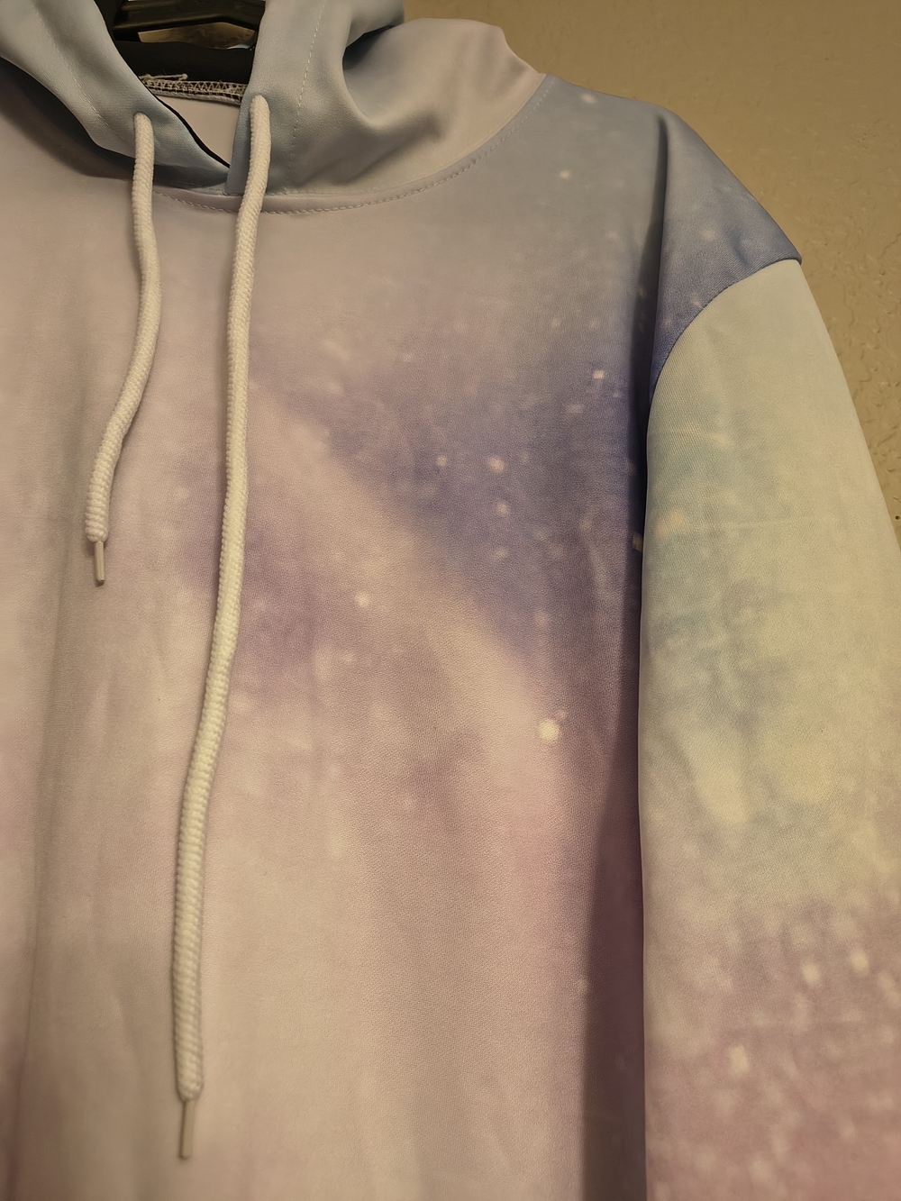 M 2XL Pastel Tie Dye And Speckled Hoodie Sweatshirt - Pink, Blue, Purple - Picture 2 of 4